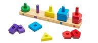 Drewniany sorter kolor/kształt Melissa & Doug