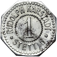 + Stettin Szczecin - RUDOLPH KARSTADT - 1 Pfennig