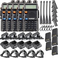 RADIOTELEFON KRÓTKOFALÓWKA BAOFENG UV-5R HT 5W 5x