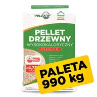 Pellet drzewny sosna opał wysokokaloryczny EN A1 6mm PALETA 990kg PRODUCENT