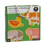 Petit Collage Prvé puzzle Farma Baby