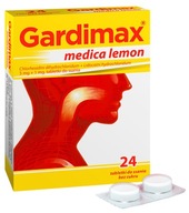 Gardimax Medica Lemon lek na ból gardła 24 tab.