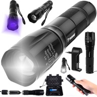 LATARKA TAKTYCZNA SZPERACZ CREE XPE LED ZOOM UV