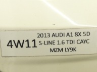 trunk door boot rear part rear Z window AUDI A1 8X S-LINE 5D LY9K