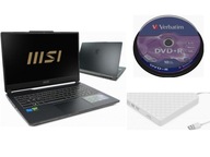 Laptop MSI 15.6 Intel Core i5 16GB + ZEWNĘTRZNY NAPĘD DVD + 10 PŁYT DVD!