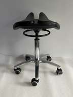 Sedlová stolička taburetka stolička sedlo čierna ICO 2