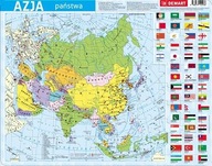 PUZZLE RAMKOWE 72 AZJA MAPA POLITYCZNA JAKOŚĆ