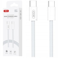 SZYBKI KABEL DO IPHONE 15 PRO MAX USB-C TYP C 60W PRZEWÓD MOCNY NYLON 1M