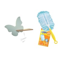 Kinkiet Candellux BUTTERFLY miętowy 21-85160 + Swiffer