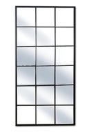 Lustro industrialne loft okno Chicago czarne