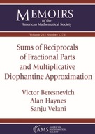Sums of Reciprocals of Fractional Parts and