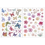 Fólia matricák - Színes pillangók