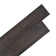 Podlahové panely PVC 5,26 m² 2 mm tmavý dub bez lepidla