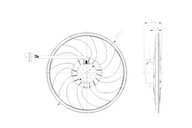 [837-0037] Ventilátor chladiča SEAT CORDOBA, IBI