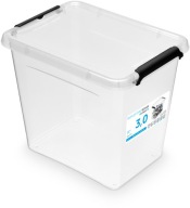 MŰANYAG TARTÁLY 3 L FEDÉLLEL , patenttal zárható