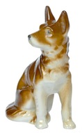 Pies 12 - śliczna figurka porcelanowa zabytkowa