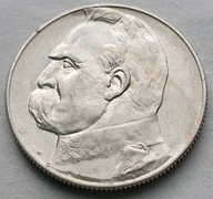 MK - POLSKA - II RP : 5 złotych - JÓZEF PIŁSUDSKI - 1936 - srebro