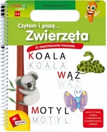 CAROTINY Książeczka edukacyjna Nauka pisania Zwier