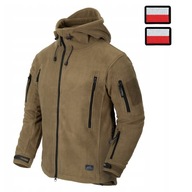 Fleece Teplá mikina Helikon Patriot s kapucňou rozopínateľná Coyote 2XL