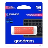 Goodram USB flash disk, USB 3.0, 16GB, UME3, pomarańczowy, UME3-0160O0R11,