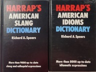 Harrap's American Slang Dictionary x2 książki