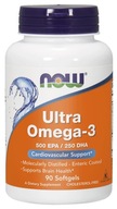 NOW FOODS ULTRA OMEGA-3 - 90 GÉLOVÝCH KAPSÚL