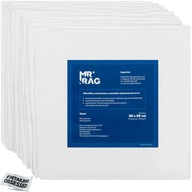 12× MR RAG 30x30cm white 250gsm mikrovlákno biela