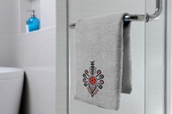 Ręcznik Kąpielowy Bawełniany 50x100 z Haftem Parzenica Góralski