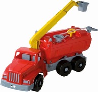 Giant Trucks hasičké vozidlo s plošinou a funkčnou striekačkou - dĺžka 74 cm