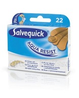 SALVEQUICK AQUA RESIST Plastry odporne na wodę i brud różne rozmiary 22 szt