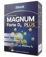 Zdrovit Magnum Forte D3 Plus, 45 tabliet