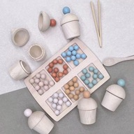 Koraliki Montessori Clip Gra Zabawki do wczesnej nauki