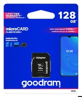 Karta pamięci 128GB z adapterem Goodram + czytnik kart