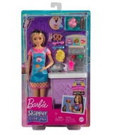 Lalka Barbie Skipper Pierwsza praca Bar z przekąskami dla dzieci dziecka za