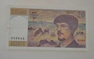 Francja - banknot - 20 Frank 1980 rok