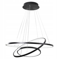 Lampa wisząca nowoczesna SILVA ring 60/80/100cm modern LED na linkach ECO