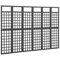 Izbový paraván 6-panelový/trojica, jedľové drevo