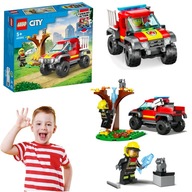 LEGO CITY WÓZ STRAŻACKI STRAŻ POŻARNA STRAŻAK 3w1