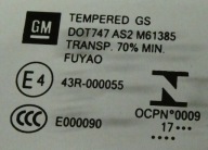 fenster tür rechts vorne 17 2017 OPEL CROSSLAND X