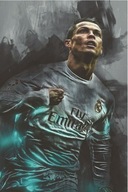 Plakat Cristiano Ronaldo CR7 Real Madryt 90x60 cm