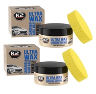 K2 ULTRA WAX 250G WOSK SAMOCHODOWY PASTA DO LAKIERU CARNAUBA