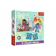 Trefl puzzle a memos veselý deň lilo stitch