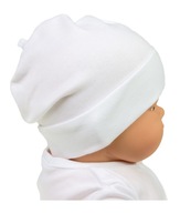 Czapka czapeczka smerfetka bawełniana dla noworodka r.56-62