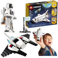 ZESTAW LEGO Creator 3w1 Samolot PROM KOSMICZNY Astronauta rakieta prezent