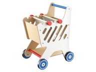 Drevený nákupný vozík hračka Playtive