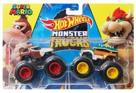 HOT WHEELS MONSTER TRUCK 2 autá Donkey Kong Bowser HWM69