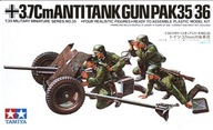 Tamiya 35035 German 37mm Anti-tank Gun Scale 1/35 Hobby Plastic Kit NEW