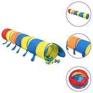 Detský hrací tunel farebný 245 cm polyester