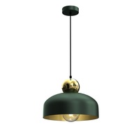 Milagro Lampa Wisząca HARALD GOLD/GREEN 1xE27 karton zast