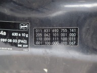 COFANO MERCEDES C KLASA 205 2014
